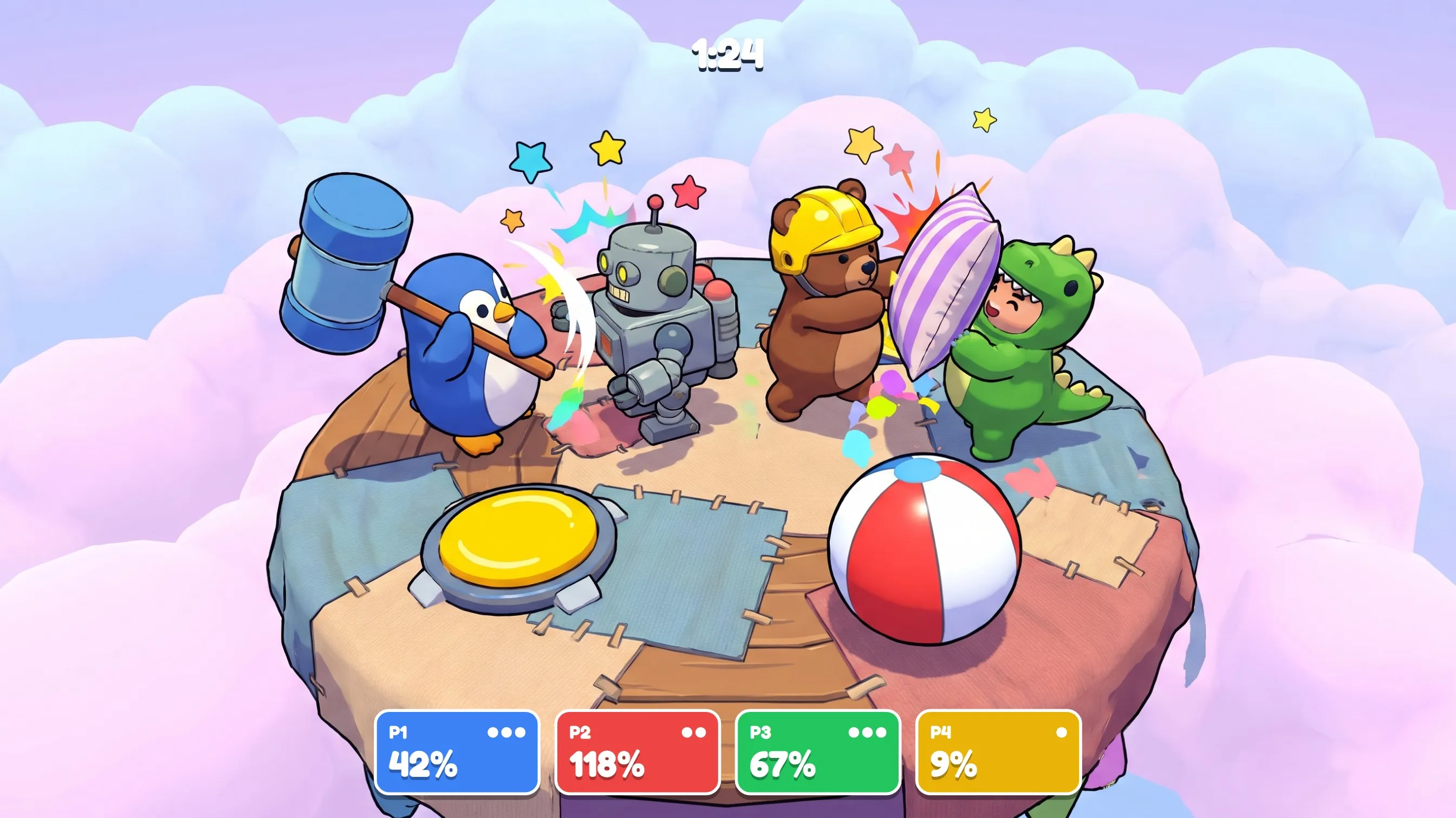 Bonk Brawl, Party brawler