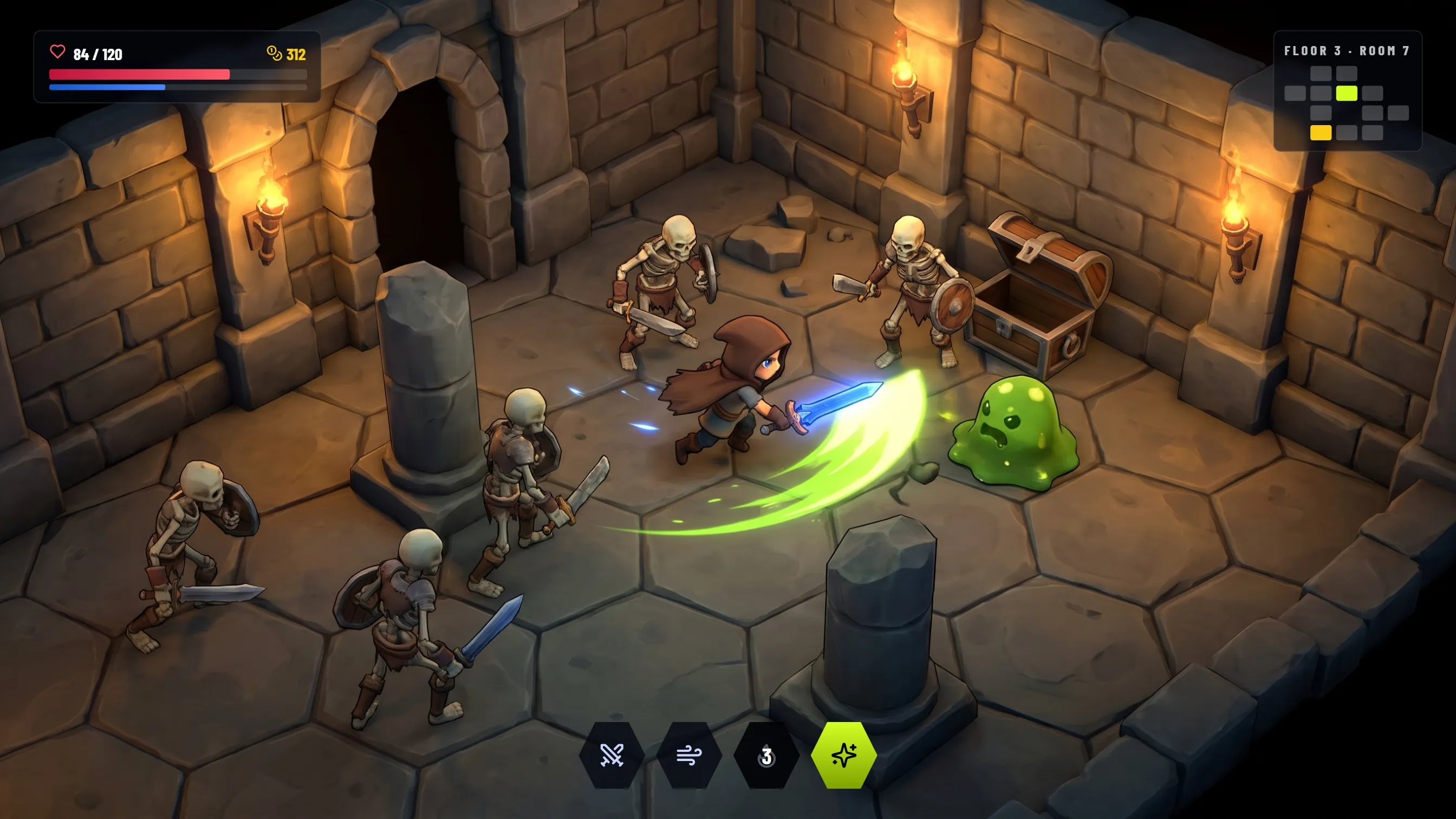 Hexbound, Roguelike